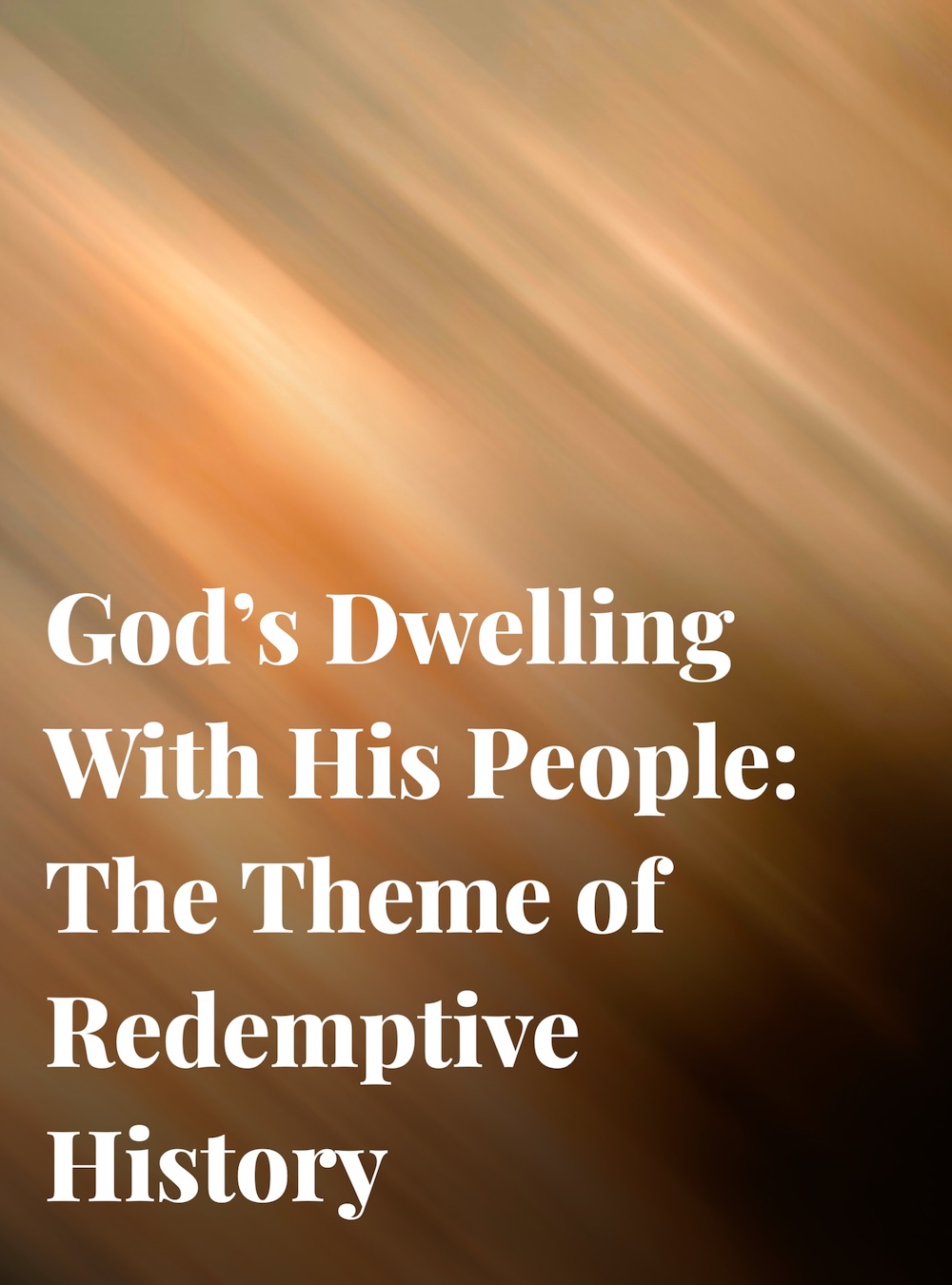 Poster card for God's Dwelling With His People article from The Glorify Initiative